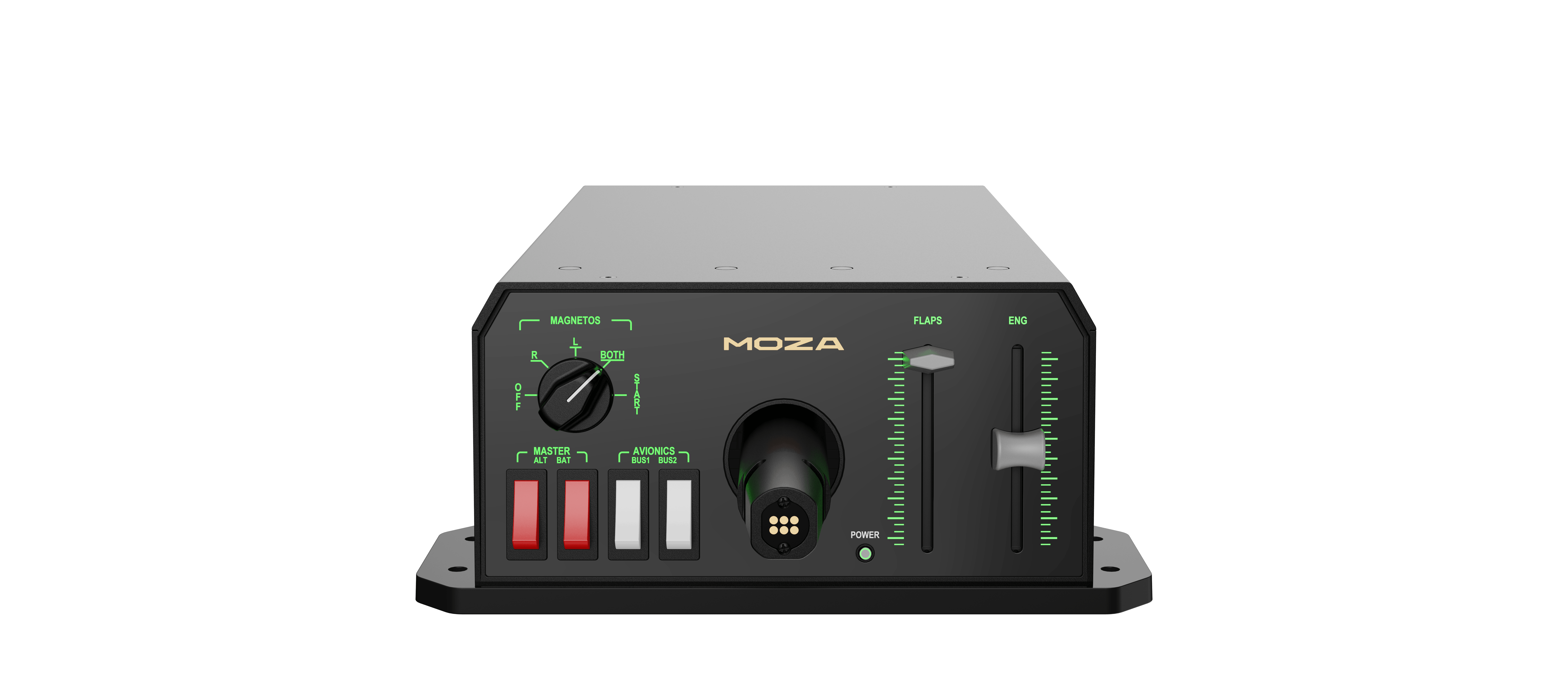 Moza AY90 Yoke - front view